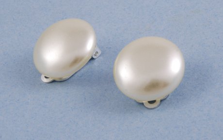 Klipsy perłowe - 16420